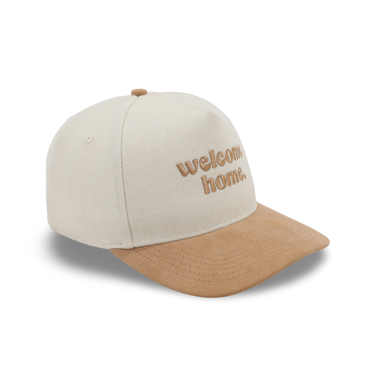 welcome home hat - bone + coffee