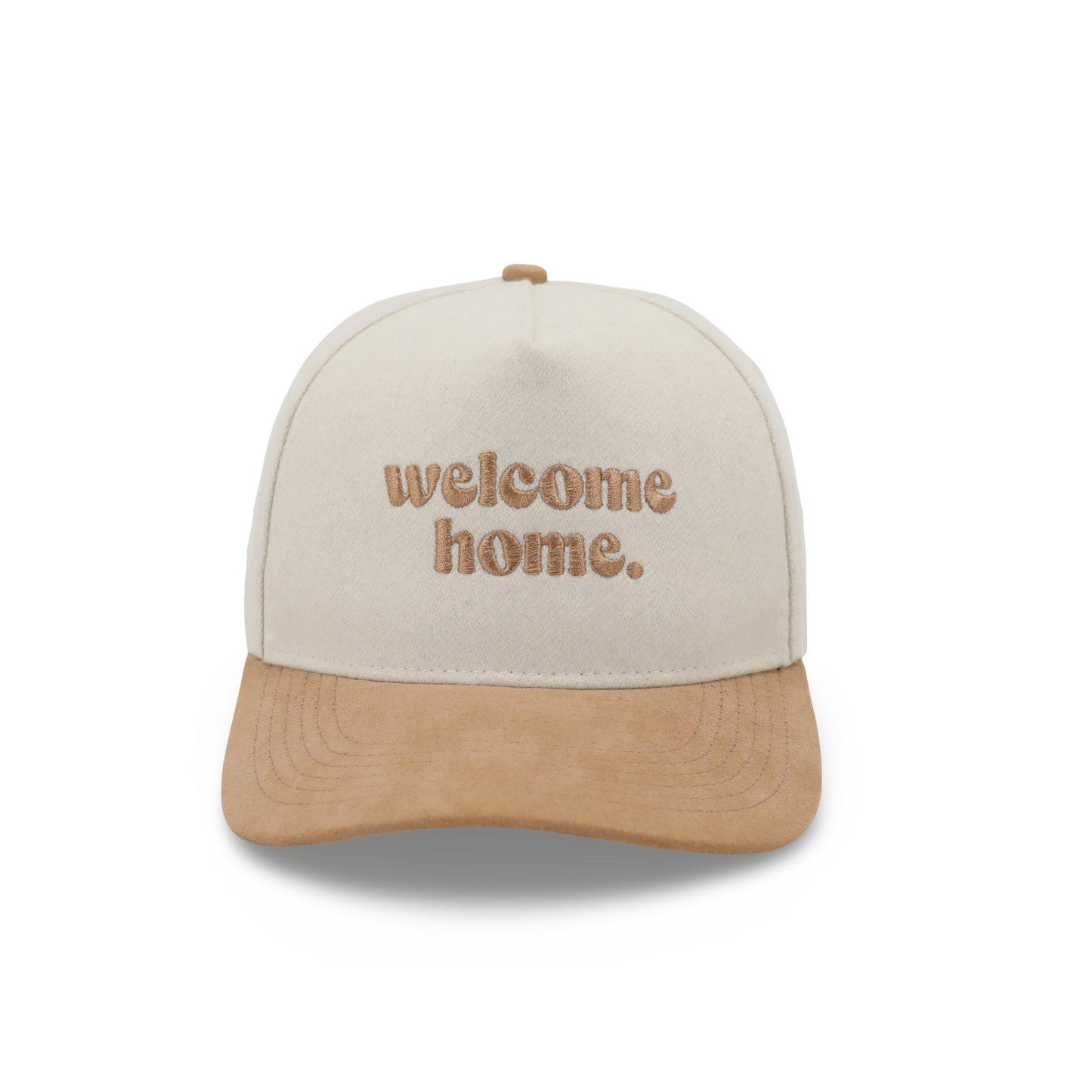 welcome home hat - bone + coffee