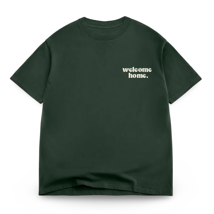 stay a while tee - green