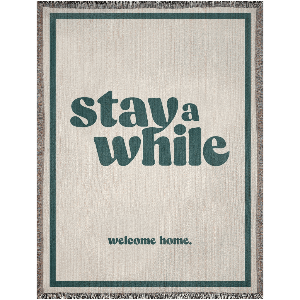 welcome home blanket