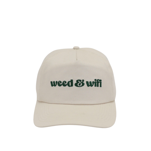 weed & wifi hat - off white