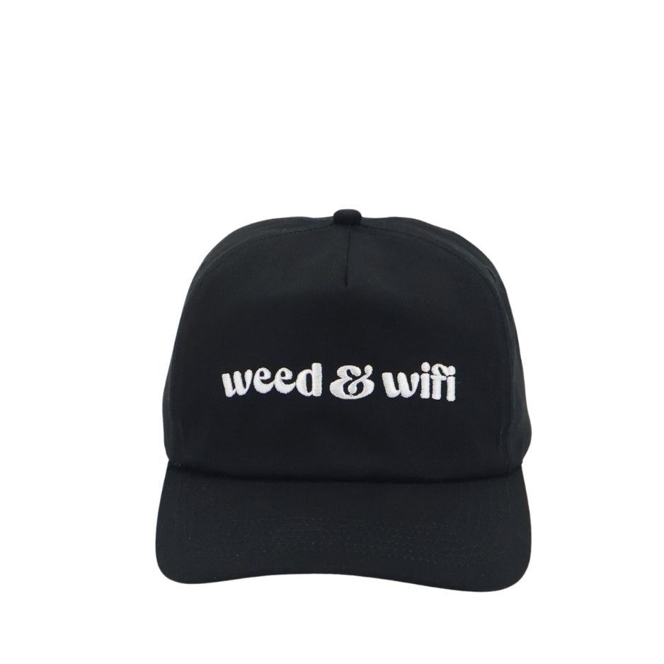 weed & wifi hat - black