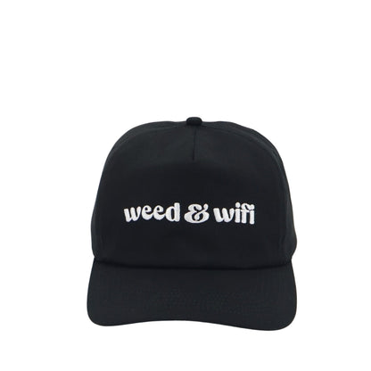 weed & wifi hat - black