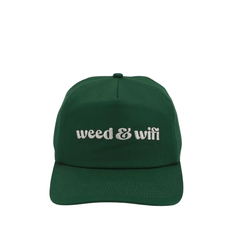 weed & wifi hat - green
