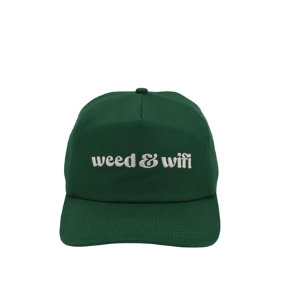 weed & wifi hat - green