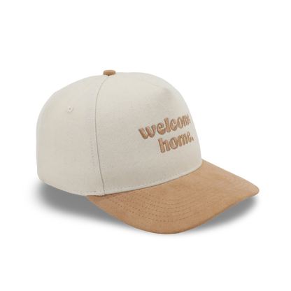 welcome home hat - bone + coffee