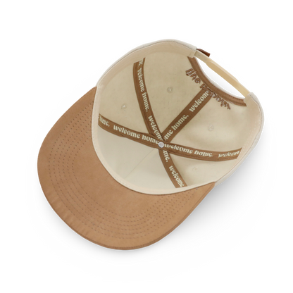 welcome home hat - bone + coffee