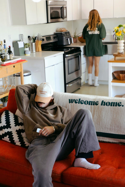 welcome home blanket